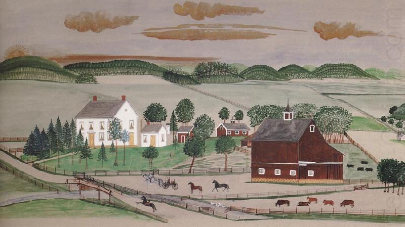 Wisconsin Farm Scene, Paul A.Seifert
